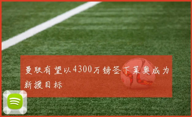 曼联有望以4300万镑签下莱奥成为新援目标